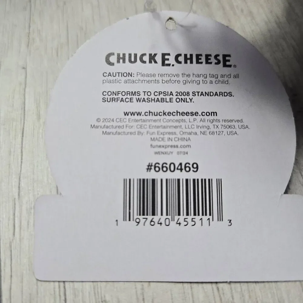 Chuck E Cheese Pillow with Build in throw, accent pillow
